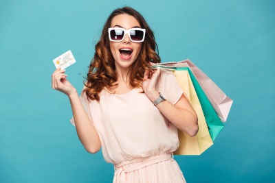 Image of lady shopping