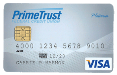 PrimeTrust Platinum Visa Credit Card