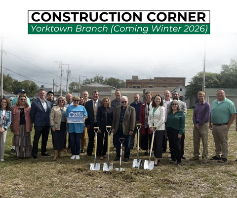 PrimeTrust Yorktown Branch construction corner