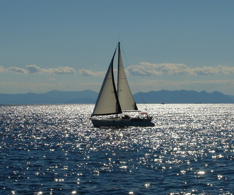 Photo of sailboat out on the water