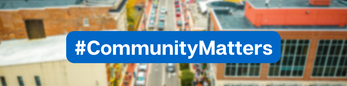 Community Matters at PrimeTrust. Photo of downtown Muncie