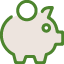 Piggy bank icon