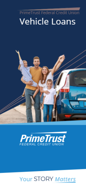 vehicle loan, primetrust, brochure