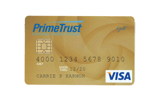 PrimeTrust Gold Visa ® Credit Card