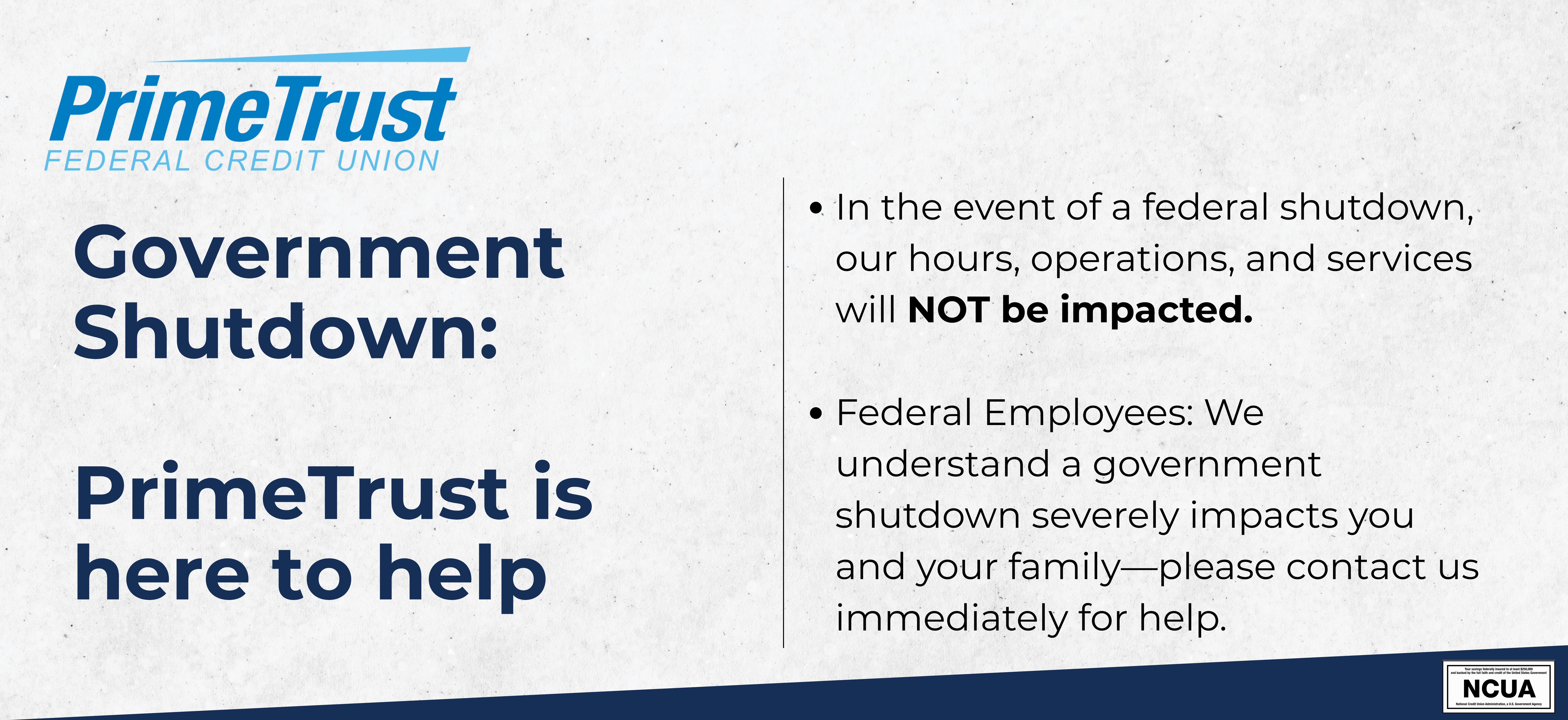 government shutdown, primetrust