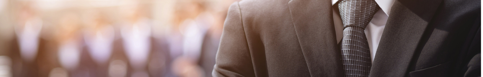 Man in suit for business
