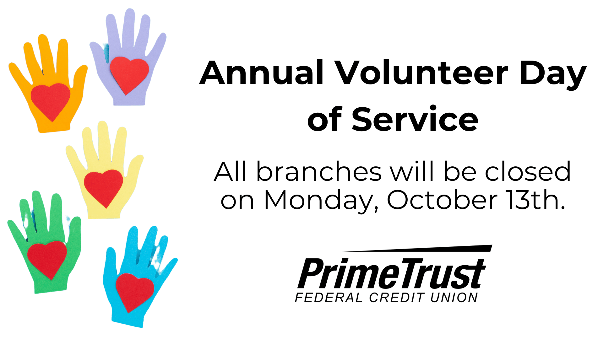 volunteer day, 2025, october 13, primetrust, community  